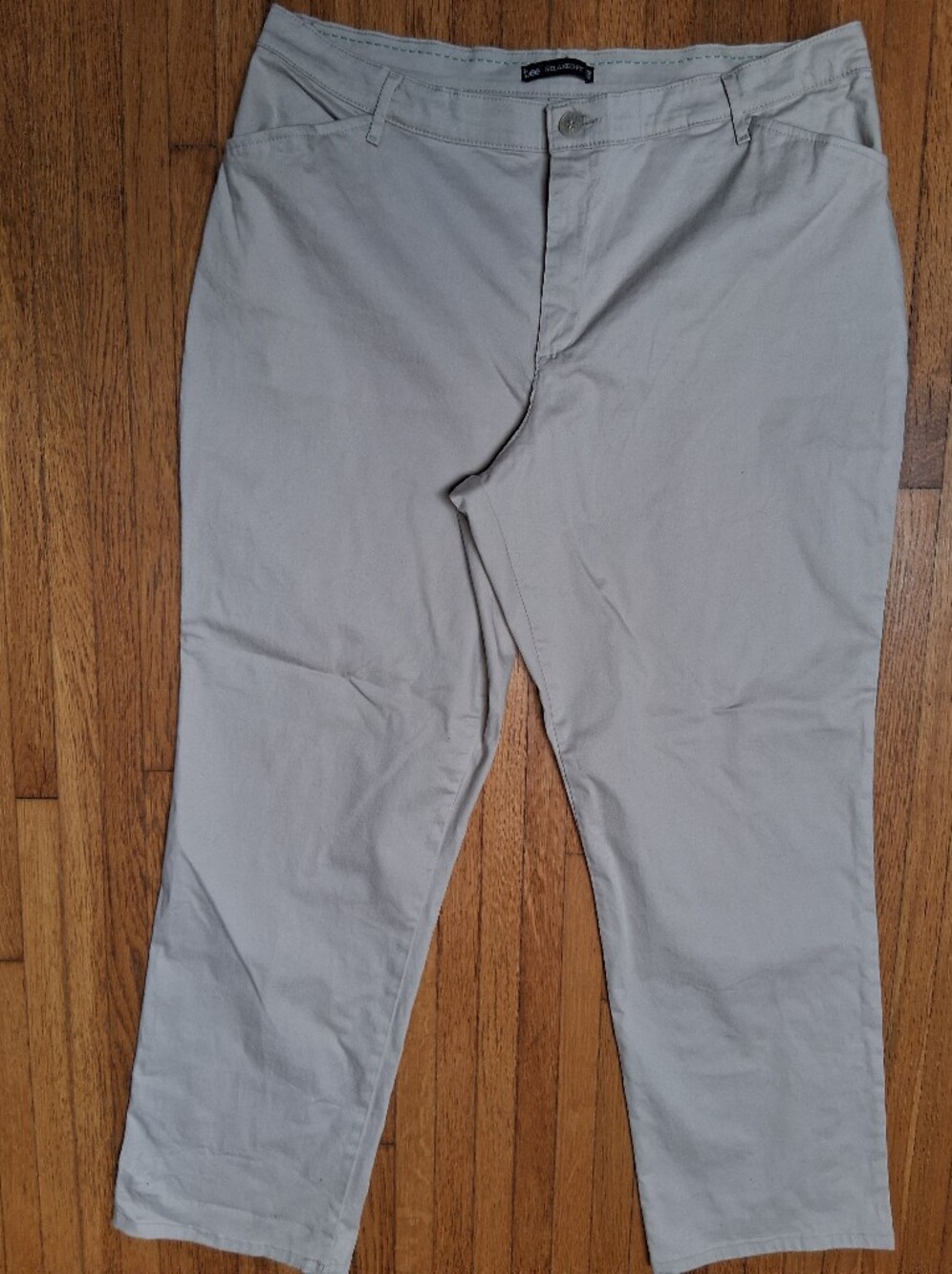 Lee Women's Relaxed Fit Khaki Pants
